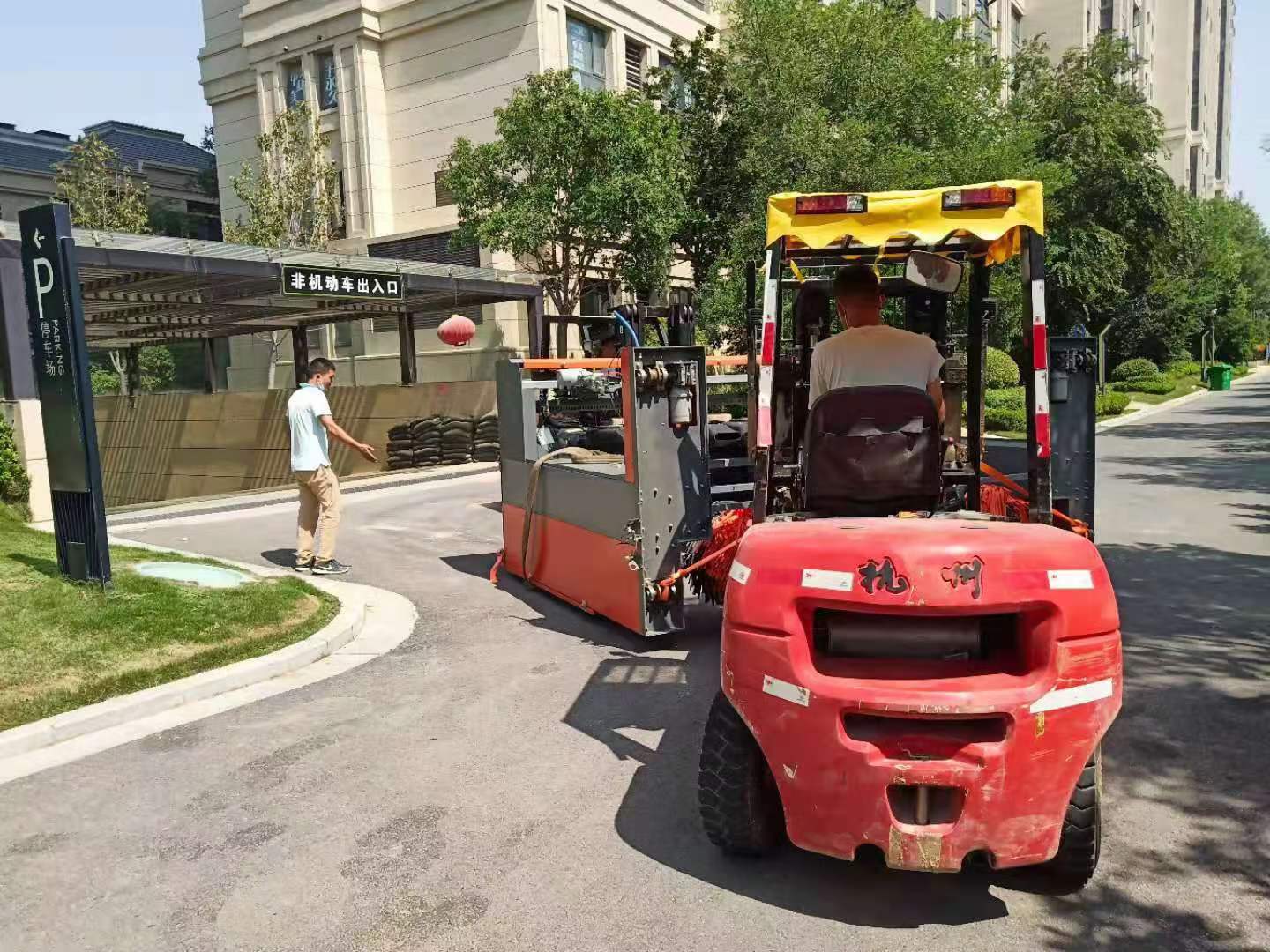 地下車庫也能安裝洗車機(jī)啦